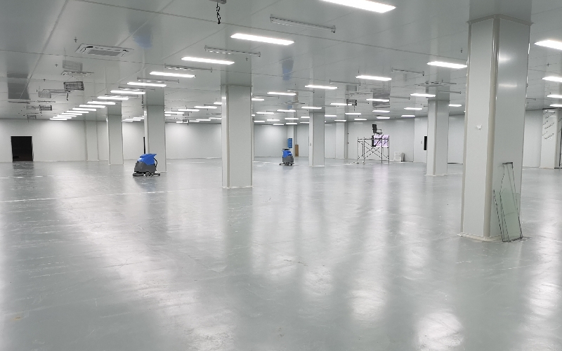 上海浦东临港生物公司厂房洁净无尘车间装修工程